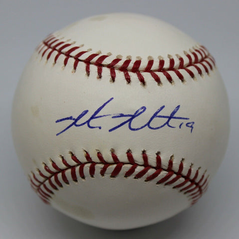 Matt Murton Single Signed Baseball Autographed Ball Signature 
