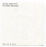 Clive Anderson Signed Album Page Autographed Signature "To Mike" Radio Presenter