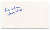 Leroy Wheat Signed 3x5 Index Card Autograph Baseball MLB Philadelphia Athletics