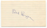 Bob Kuzava Signed 3x5 Index Card Autographed MLB New York Yankees  World Series