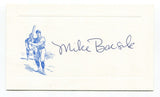 Mike Bacsik Signed Card Autograph MLB Baseball Roger Harris Collection