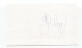 Sass Jordan Signed 3x5 Index Card Autographed Signature Singer
