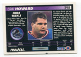 1992 Pinnace Erik Howard Signed Card Football NFL Autographed AUTO #298