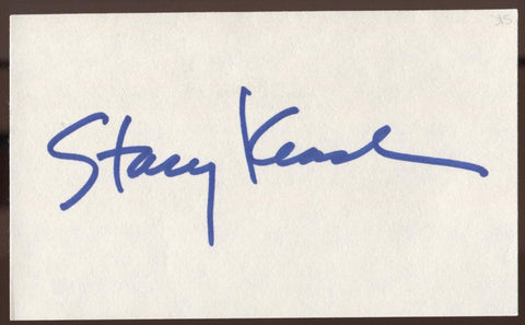 Stacy Keach Signed Index Card Signature Vintage Autographed AUTO 