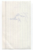 Kristin Adams Signed 3x5 Index Card Autographed Signature Actress
