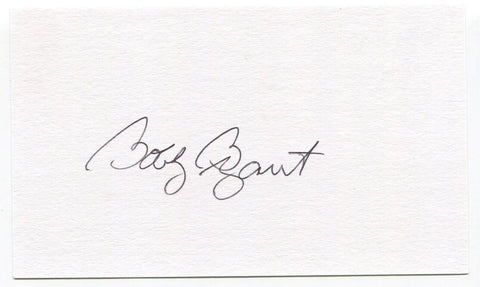 Bobby Bryant Signed 3x5 Index Card Autographed NFL Football Minnesota Vikings