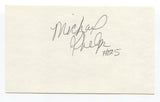 Mike Phelps Signed 3x5 Index Card Autographed Basketball Seattle SuperSonics #25