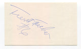 Trent Tucker Signed 3x5 Index Card Autographed Basketball NBA 1993 Chicago Bulls