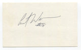 Curt Warner Signed 3x5 Index Card Autographed Football NFL Seattle Seahawks