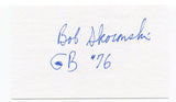 Bob Skoronski Signed 3x5 Index Card Autographed NFL Football Green Bay Packers