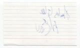 Louis XIV - Brian Karscig Signed 3x5 Index Card Autographed Signature Singer