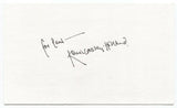 Kevin Crossley-Holland Signed 3x5 Index Card Autographed Signature Author