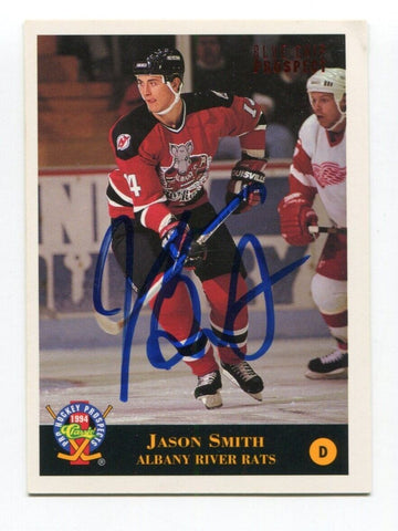 1994 Classic Jason Smith Signed Card Hockey Autograph AUTO #135