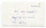 Bruce Clayton Signed 3x5 Index Card Autographed Signature Actor