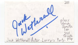 Jack Weatherall Signed 3x5 Index Card Autograph Actor Queer As Folk