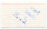 Paul McQuillan Signed 3x5 Index Card Autograph Actor Degrassi