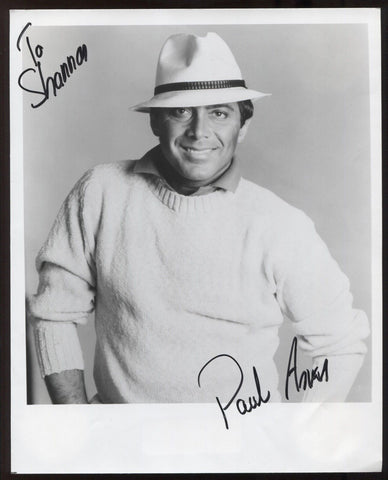 Paul Anka Signed 8x10 Photo Signature Vintage Autographed 