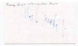 Rodney Scott Signed 3x5 Index Card Autographed MLB Baseball Montreal Expos