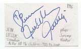 Jean LeClerc Signed 3x5 Index Card Autographed Signature Actor Dracula