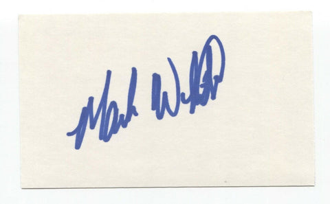 Mark Whiten Signed Index Card Autographed Baseball 4 HR's in One Game