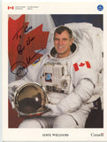 Dave Williams Signed 8.5x11 Photo Autographed Signature NASA Astronaut Space CSA
