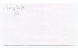 Larry Seiple Signed 3x5 Index Card Autographed NFL Football Miami Dolphins