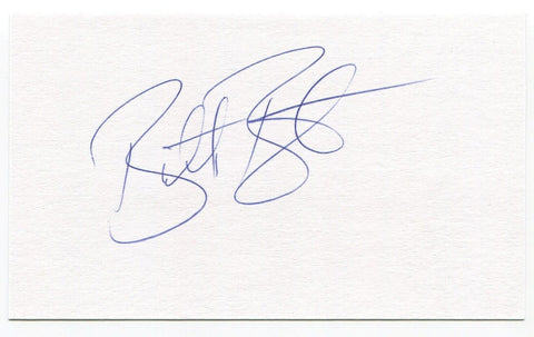 Butch Benton Signed 3x5 Index Card Autographed New York Mets Debut 1974