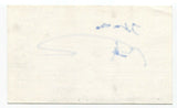Mark "The Loveman" Pender Signed 3x5 Index Card Autographed Max Weinberg 7