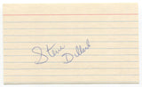 Steve Dillard Signed 3x5 Index Card Autographed Baseball 1975 Boston Red Sox