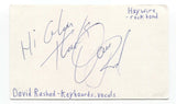 Haywire - David Rashed Signed 3x5 Index Card Autographed Signature