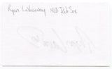 Ryan Lavarnway Signed 3x5 Index Card Autographed MLB Baseball Boston Red Sox