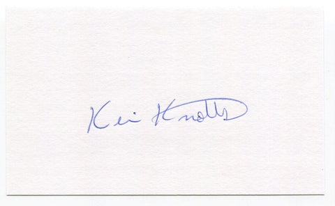 Kevin Knotts Signed 3x5 Index Card Autographed Actor Gangland Redemption