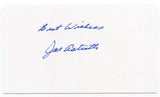 Joe Astroth Signed 3x5 Index Card Autographed Philadelphia Athletics Debut 1945