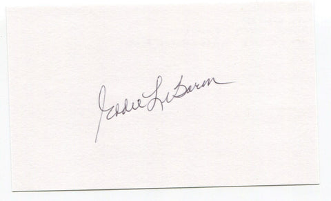 Eddie LeBaron Signed 3x5 Index Card Autographed NFL Football Dallas Cowboys