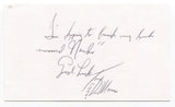 Tony DeMarco Signed 3x5 Index Card Autographed Boxer Boxing Welterweight Champ