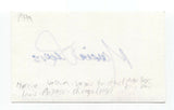 Marcia Lewis Signed 3x5 Index Card Autographed Signature Actress