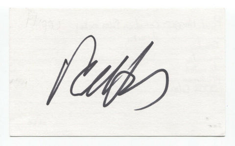 Paul Haggis Signed 3x5 Index Card Autographed Producer Million Dollar Baby Crash