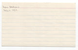 Ron Jackson Signed 3x5 Index Card Baseball Autographed Chicago White Sox