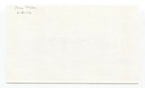 Jerry Staley Signed 3x5 Index Card Baseball Autographed Signature Cardinals