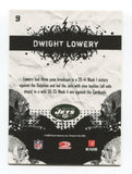 2009 Score Dwight Lowery Signed Card Football Autograph NFL AUTO #9