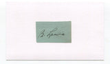 Buddy Lewis Signed Cut Index Card Autographed Baseball MLB Washington Senators