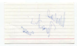 Michael Torontow Signed 3x5 Index Card Autographed Signature Actor