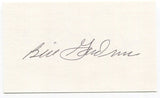 Billy Gardner Signed 3x5 Index Card Autographed MLB Baseball 1961 Yankees