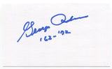 George Andrie Signed 3x5 Index Card Autographed Dallas Cowboys Super Bowl VI