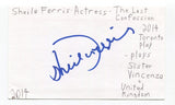 Sheila Ferris Signed 3x5 Index Card Autographed Actress General Hospital