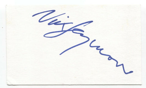 Crowded House - Nick Seymour Signed 3x5 Index Card Autographed Signature Band