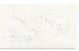 Jim David Signed 3x5 Index Card Autographed Signature Comedian Writer Actor