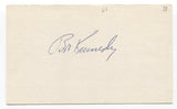 Bob Kennedy Signed Index Card Autographed Baseball 1948 Cleveland Indians