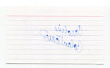 Caroline Colantonio Signed 3x5 Index Card Autographed Actress Singer