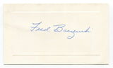 Fred Baczewski Signed Card Autograph MLB Baseball Roger Harris Collection